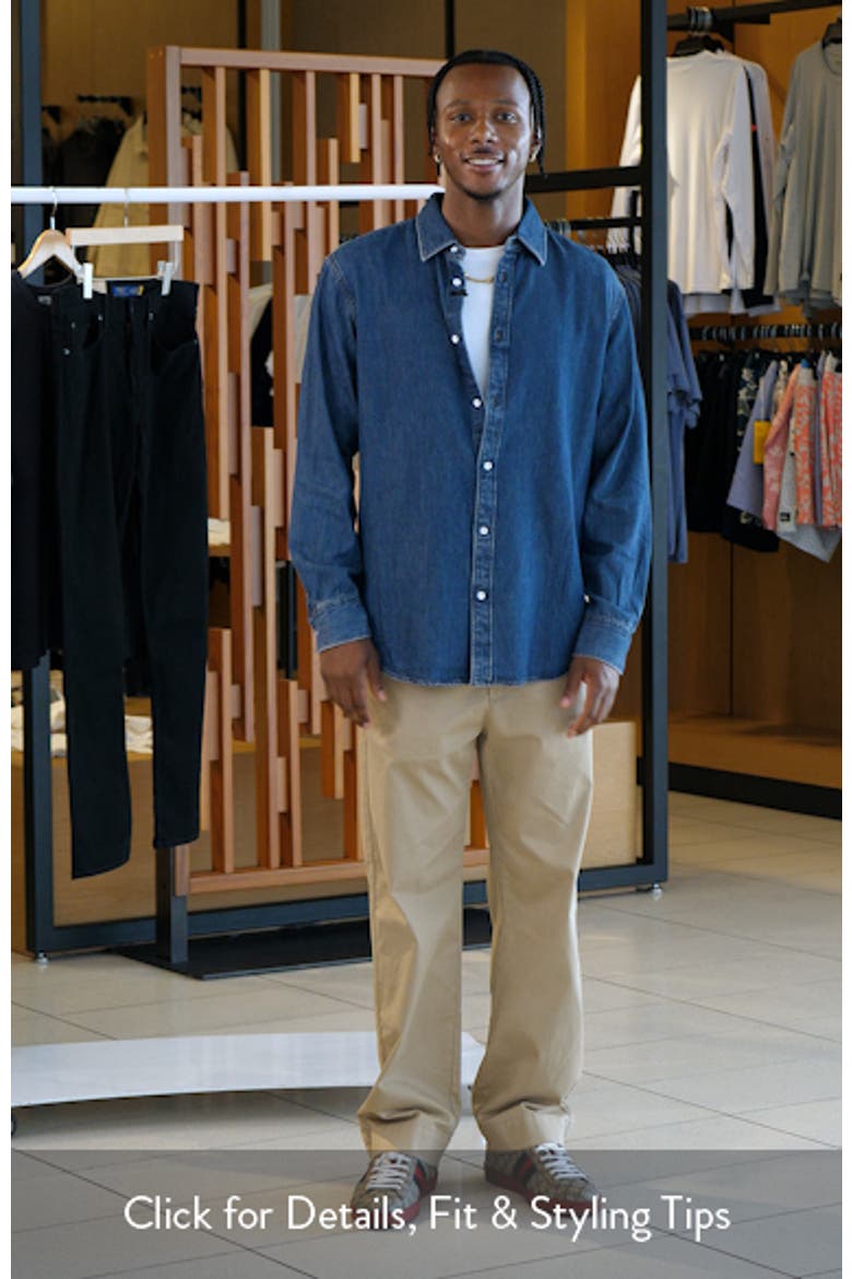 Finch Featherweight Denim Button-Up Shirt video