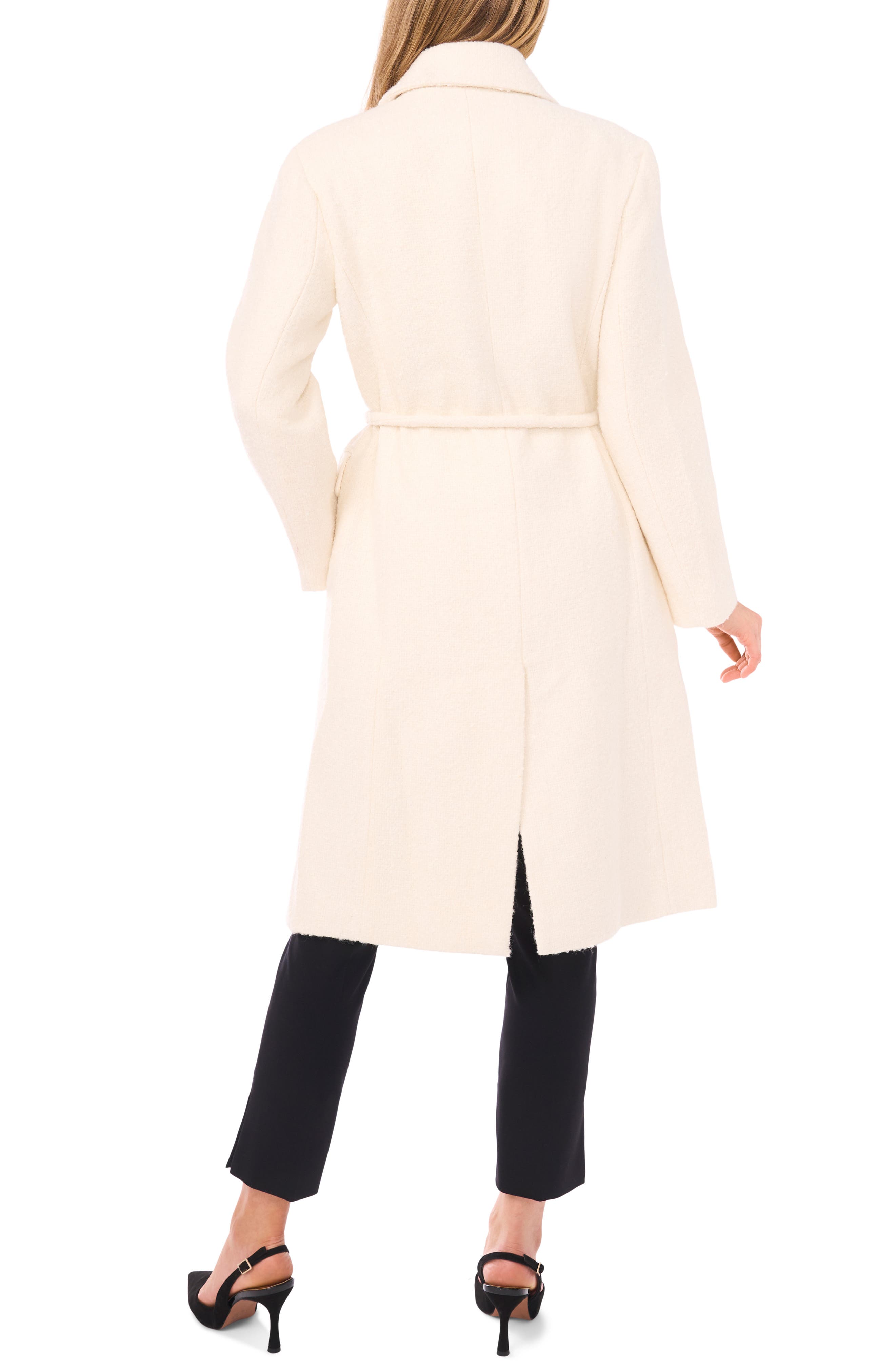 Double Breasted Boucle Coat - image 2