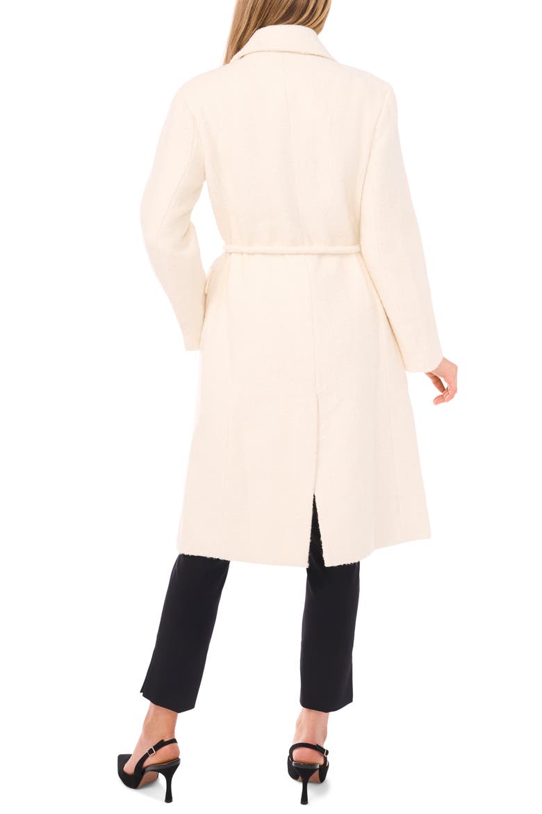 Double Breasted Bouclé Coat, Alternate, color, NEW IVORY