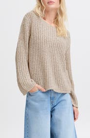 B.YOUNG Mara Crewneck Knit Top