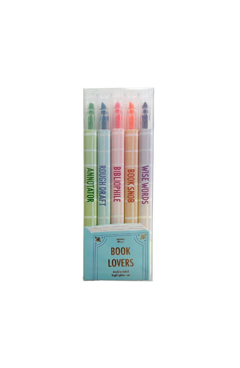 Jollity & Co Book Club Double Sided Highlighter Set, Main, color, Assorted Pre-Pack