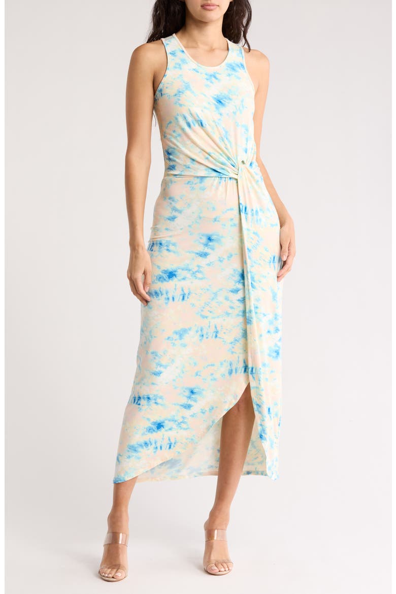 Brett Tie Dye Sleeveless Maxi Dress, Main, color, CLOUD TIE DYE