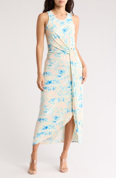 Brett Tie Dye Sleeveless Maxi Dress