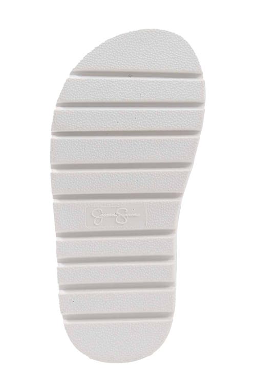 Shop Jessica Simpson Kids' Tia Cross Bow Ankle Strap Sandal In Pink Multi