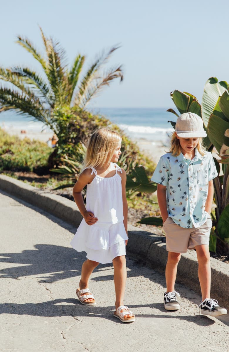 Feather 4 Arrow Kids' Cha Cha Cha Cotton Camisole & Tiered Skirt Set, Alternate, color, White