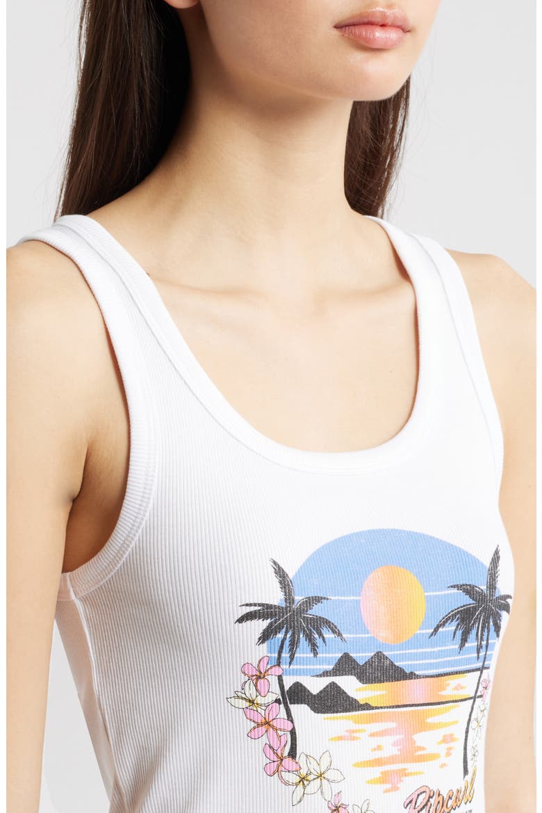 Hotel Malibu Graphic Tank, Alternate, color, OPTICAL WHITE