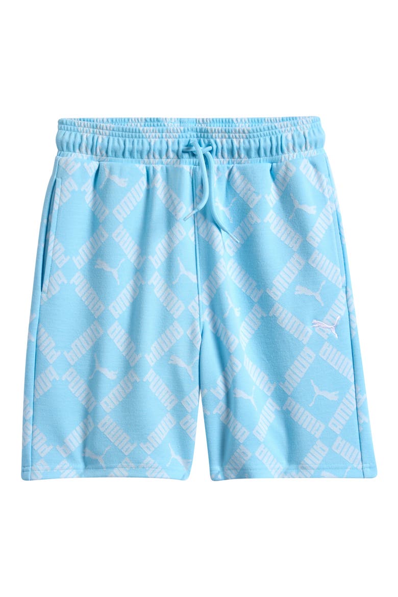Kids' Club Pack Logo Print Shorts, Main, color, PACIFIC BLUE