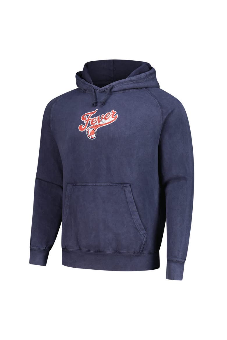 Unisex Stadium Essentials Denim Indiana Fever Get Back Oversized Vintage Raglan Pullover Hoodie, Alternate, color, Denim