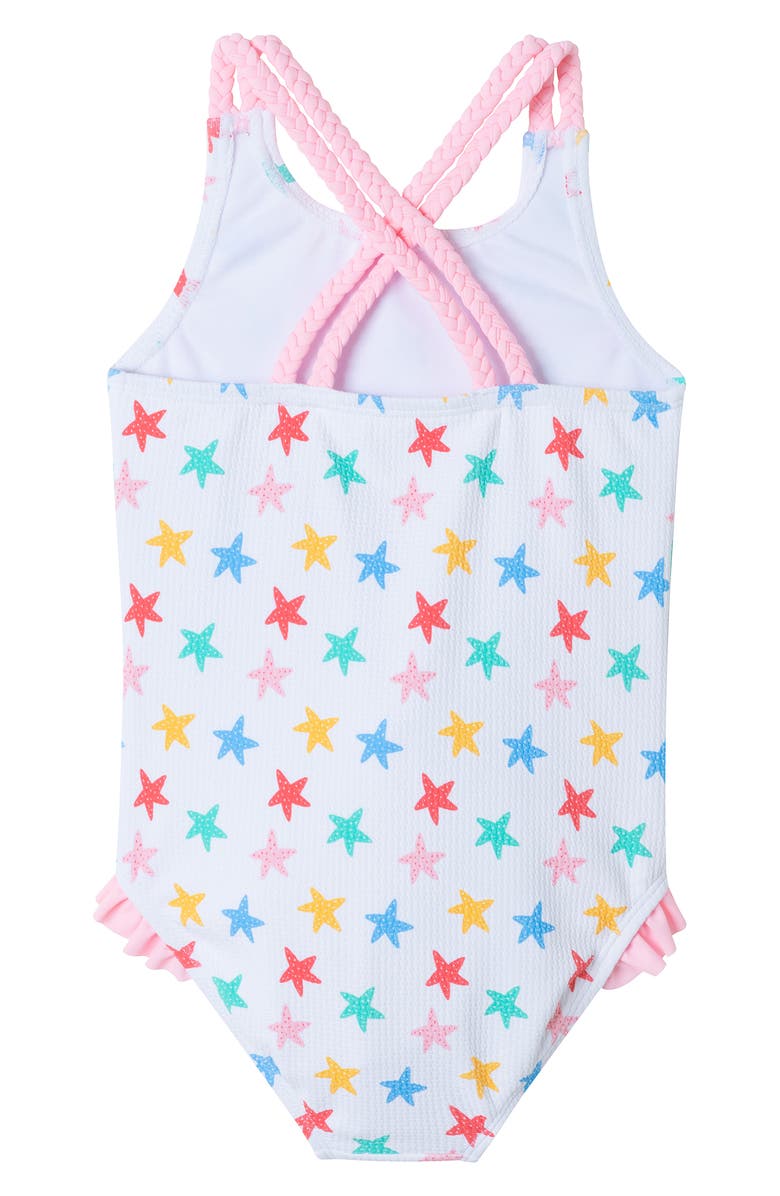 Andy & Evan Kids' Starfish One-Piece Swimsuit, Alternate, color, 