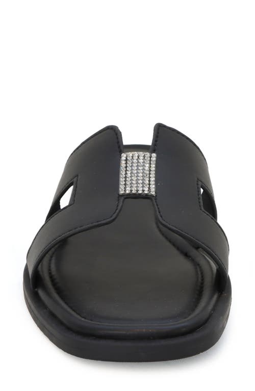 Yoki Isabel Slide Sandal In Black