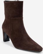Forever & Always Shoes Kyoto Leather Block Heel Boot