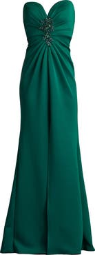 SHO by Tadashi Shoji Strapless Gown