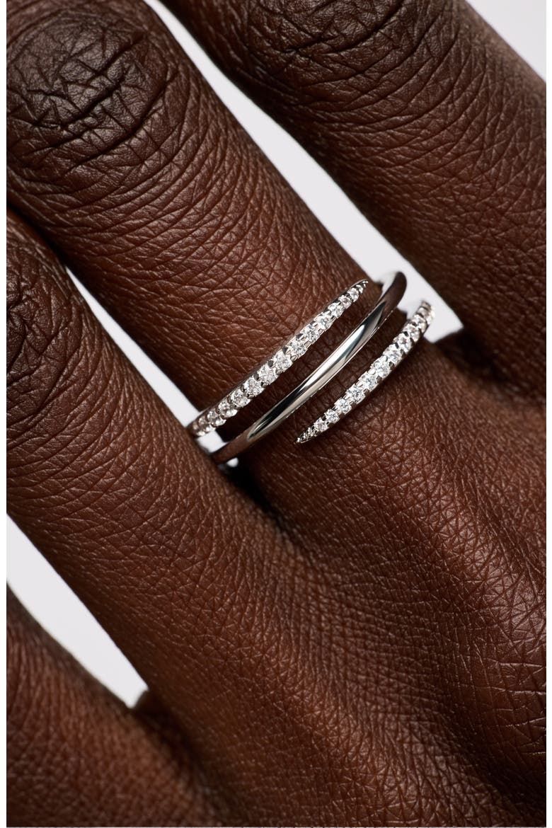 Claw Ring - Oren Triple Silver, Alternate, color, Silver