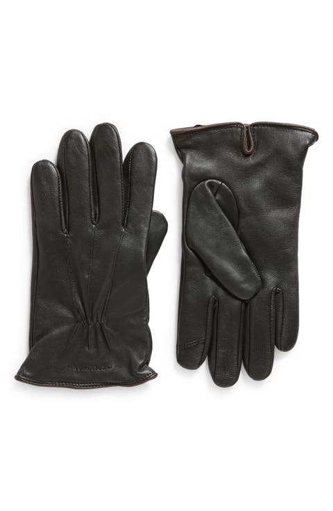 Points Leather Gloves