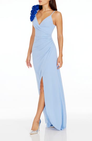 Camelia Ruffle Detail Gown