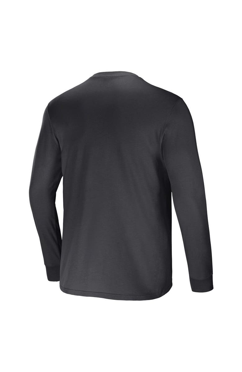 NFL X DARIUS RUCKER Men's NFL x Darius Rucker Collection by Fanatics Charcoal Tampa Bay Buccaneers Team Long Sleeve Pocket T-Shirt, Alternate, color, 