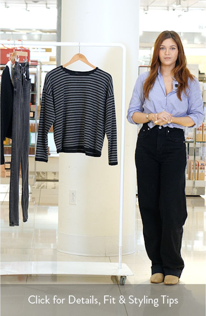 Stripe Long Sleeve Top, sales video thumbnail