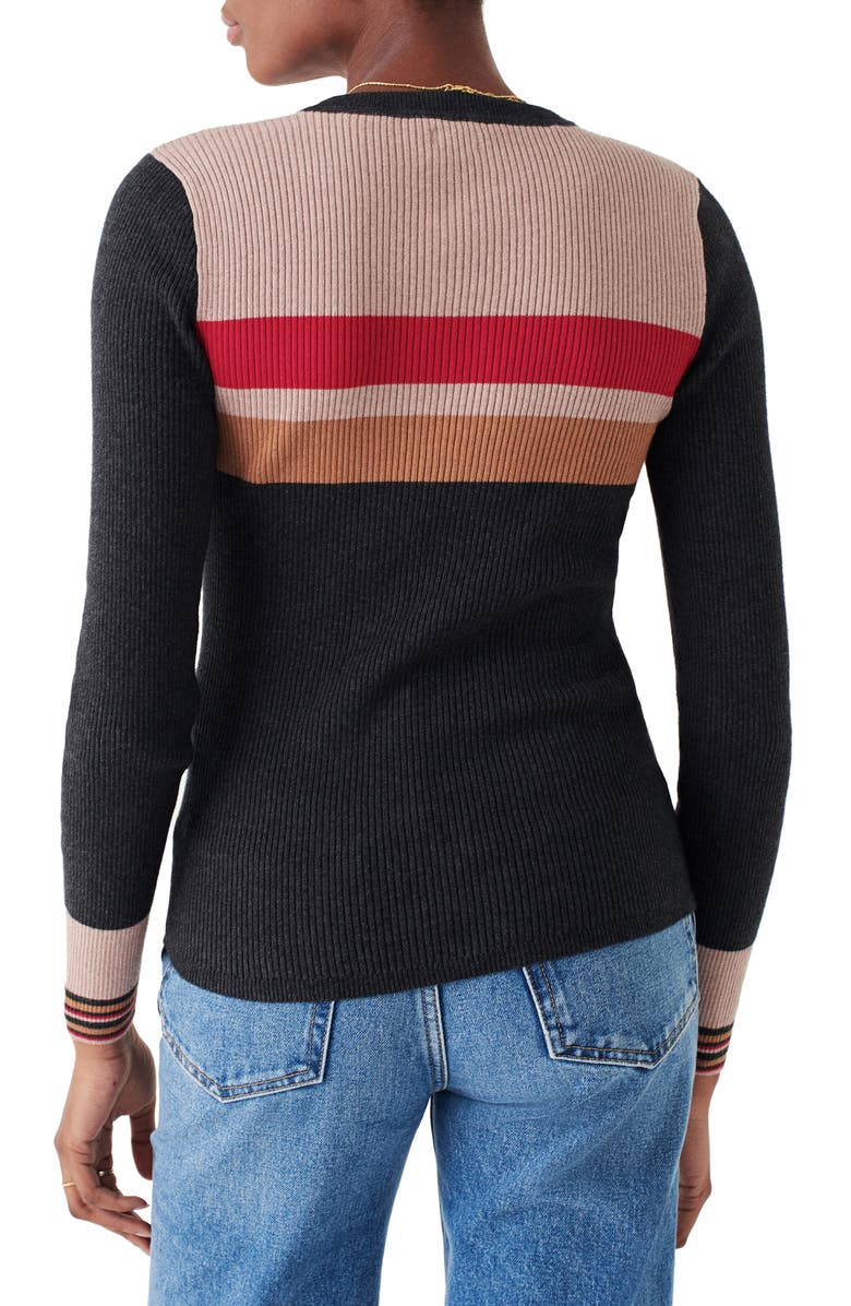 Faherty Mikki Organic Cotton & Cashmere Henley Sweater, Alternate, color,
