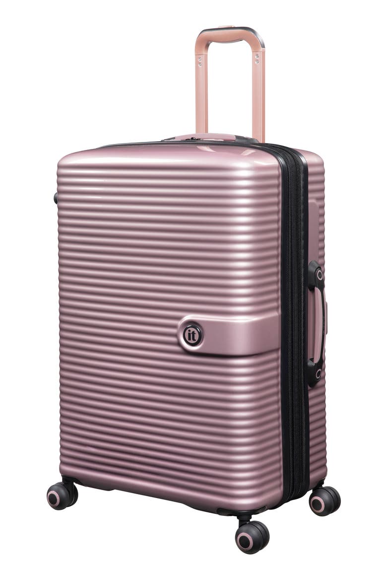 Helixian 27-Inch Hardside Spinner Luggage, Main, color, METALLIC ROSE GOLD