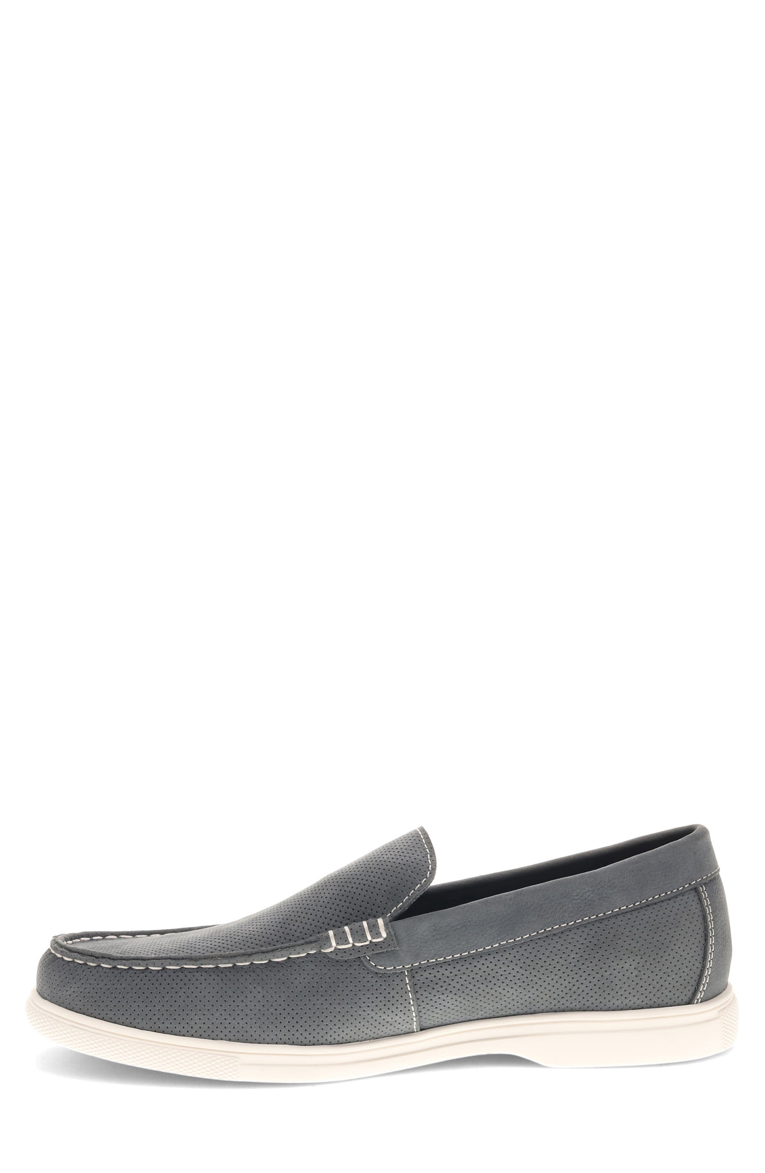 Bancroft Peforated Loafer, Alternate, color, NAVY