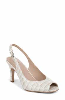 Alexa Peep Toe Slingback Pump