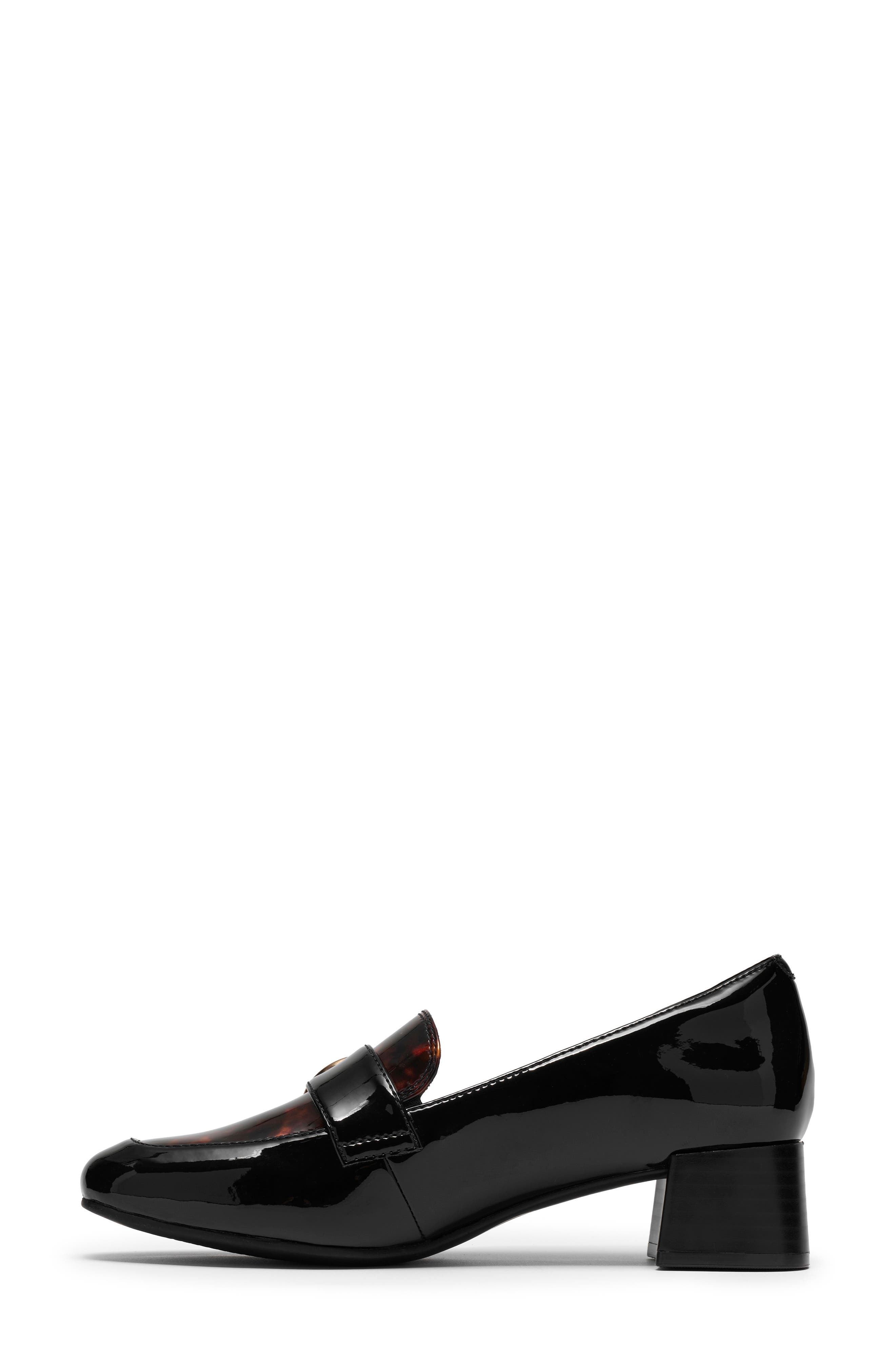 Iridessa Wish Big Buckle Patent Pump, Alternate, color, BLACK