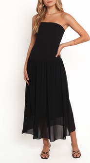 Petal & Pup Caitie Strapless Sundress