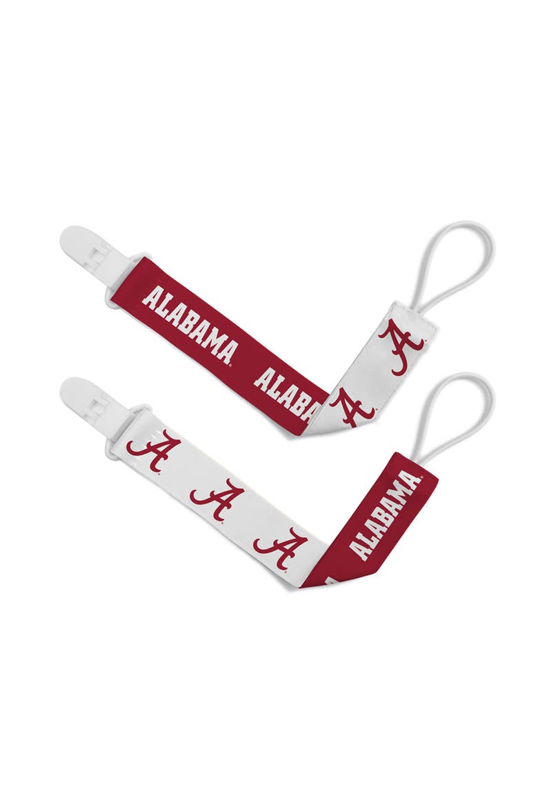 Alabama Pacifier Clip 2-Pack, Main, color, Multicolor