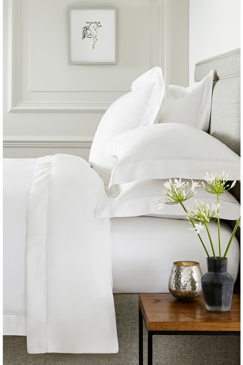 Connaught Flat Sheet, Main, color, CHALK