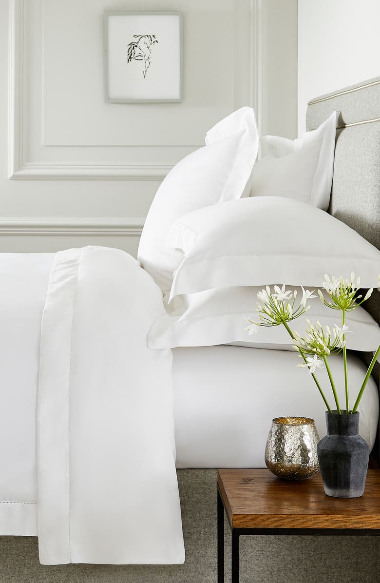 The White Company Connaught Flat Sheet, Main, color,