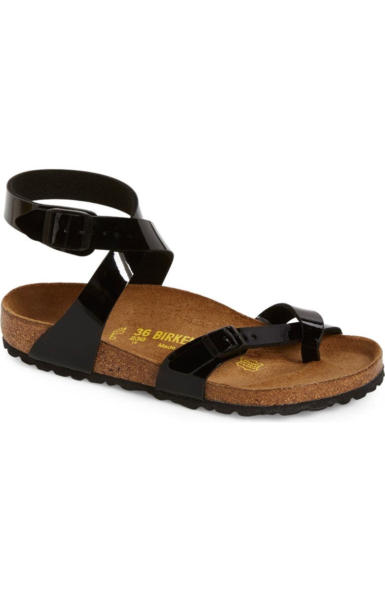 Birkenstock 'Yara' Birko-Flor<sup>™</sup> Ankle Strap Sandal, Main, color,