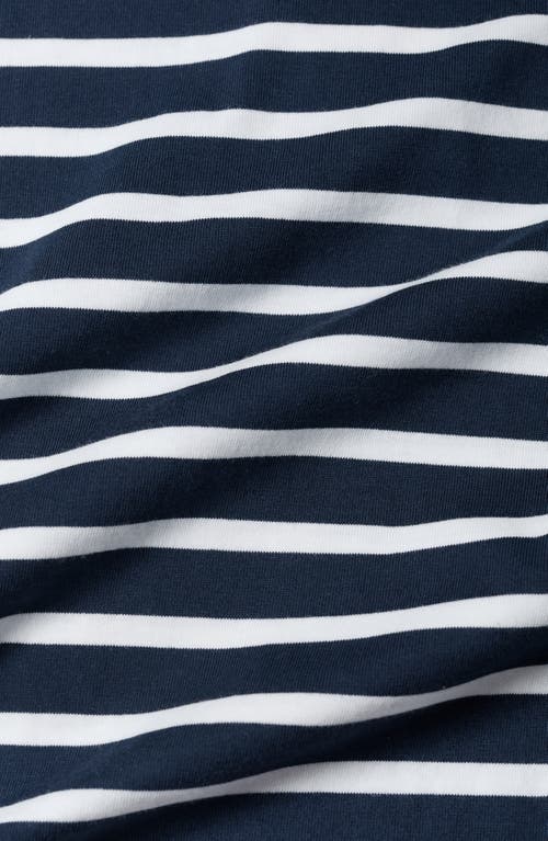 Seasalt Cornwall Sailor Stripe Organic Cotton Top In Multi