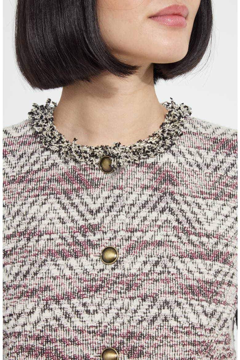 Cleo Tweed Jacket, Alternate, color, WILLOW WEAVE TWEED