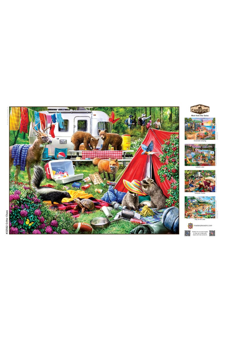 Critter Chaos 300 Piece Jigsaw Puzzle, Alternate, color, Multicolor