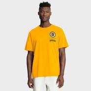 FANATICS Men's Fanatics Gold Boston Bruins Crash The Net Legacy T-Shirt