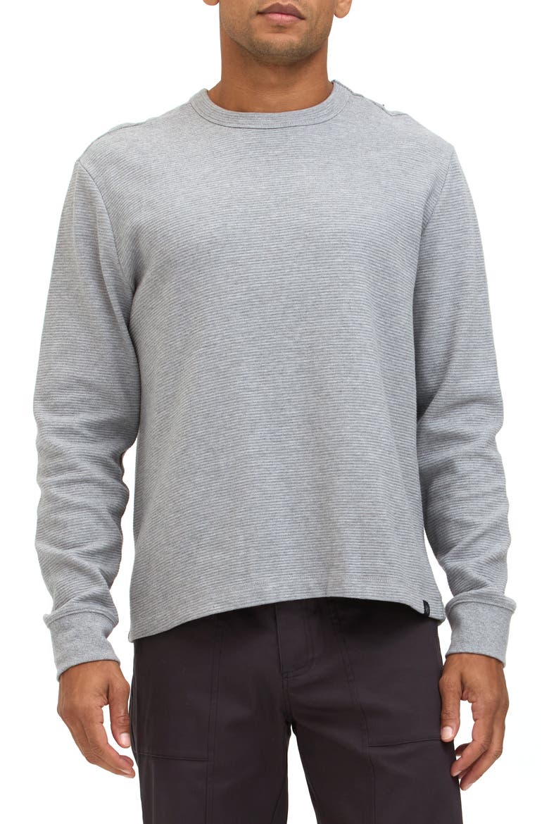 Dawson Long Sleeve Henley, Main, color, HEATHER GREY