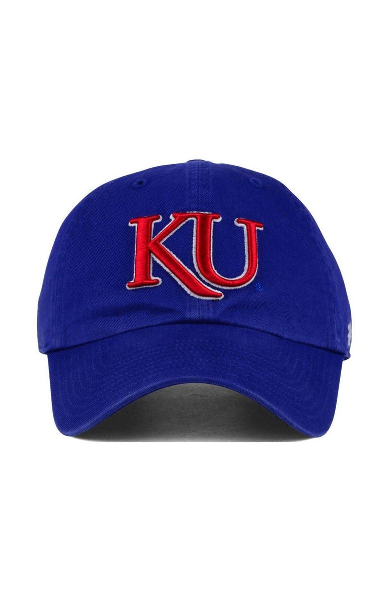 '47 Men's '47 Royal Kansas Jayhawks Clean Up Adjustable Hat, Alternate, color, Royal