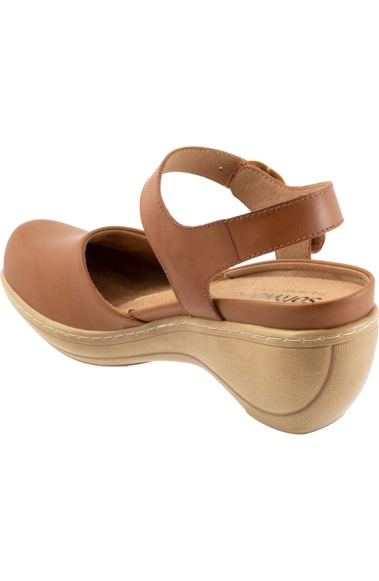 SoftWalk<sup>®</sup> Mabelle Ankle Strap Clog, Alternate, color, Luggage