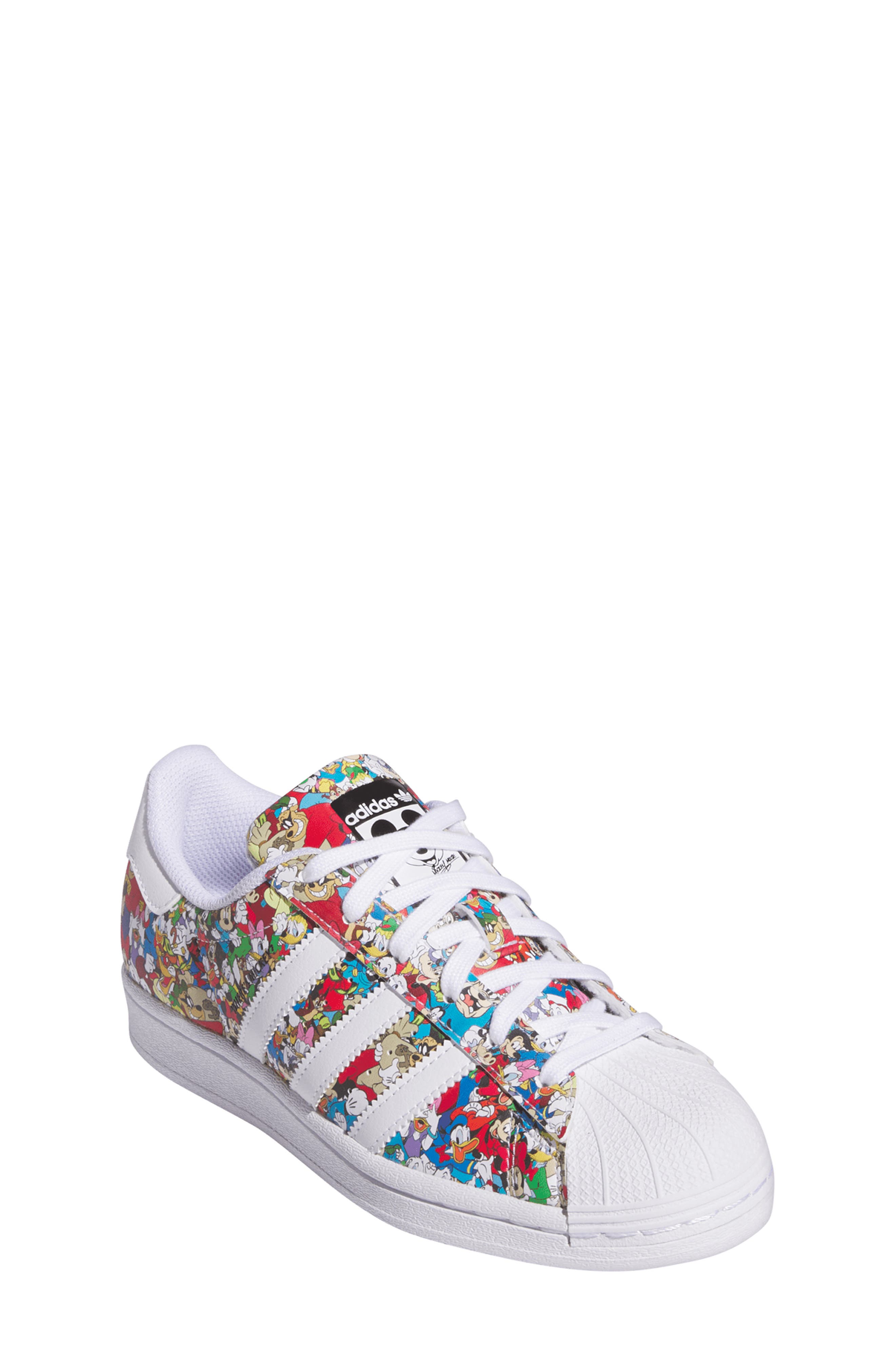 adidas x Disney Kids' Where's Mickey Superstar Sneaker, Main, color, 