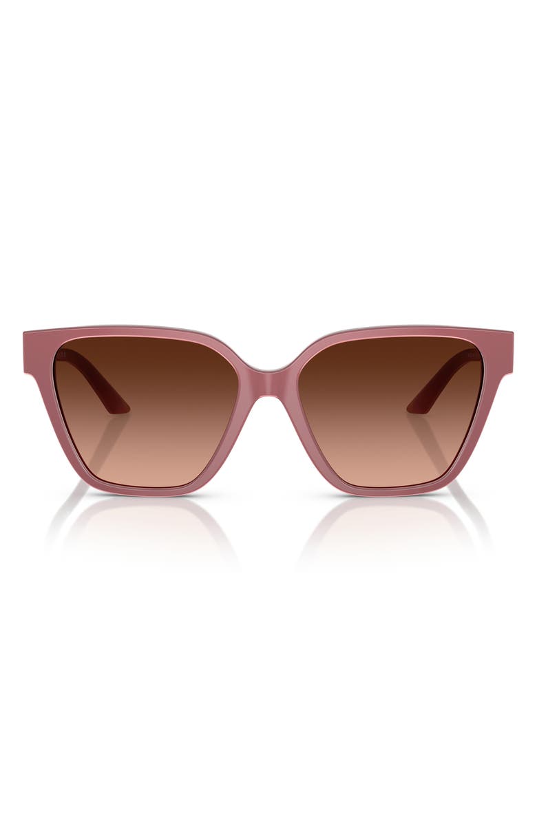 Versace 56mm Gradient Butterfly Sunglasses, Main, color, 