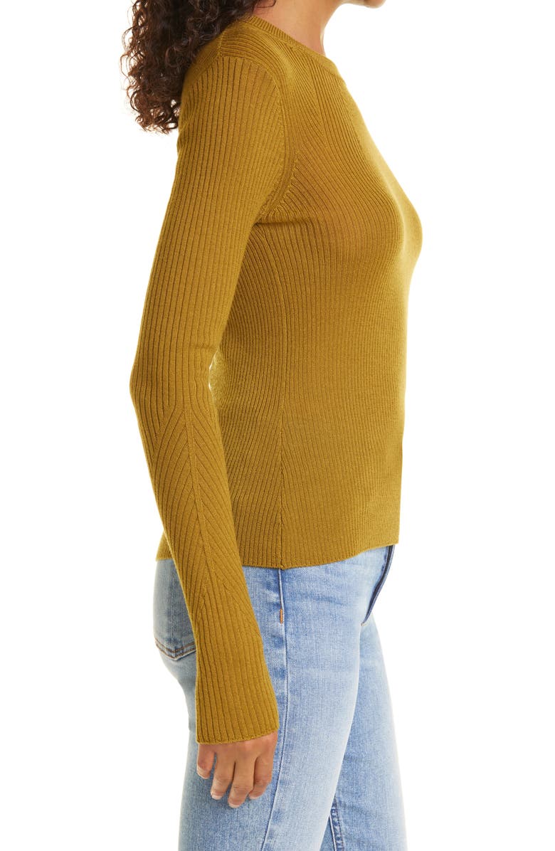 rag & bone Emory Merino Wool Crewneck Sweater, Alternate, color,