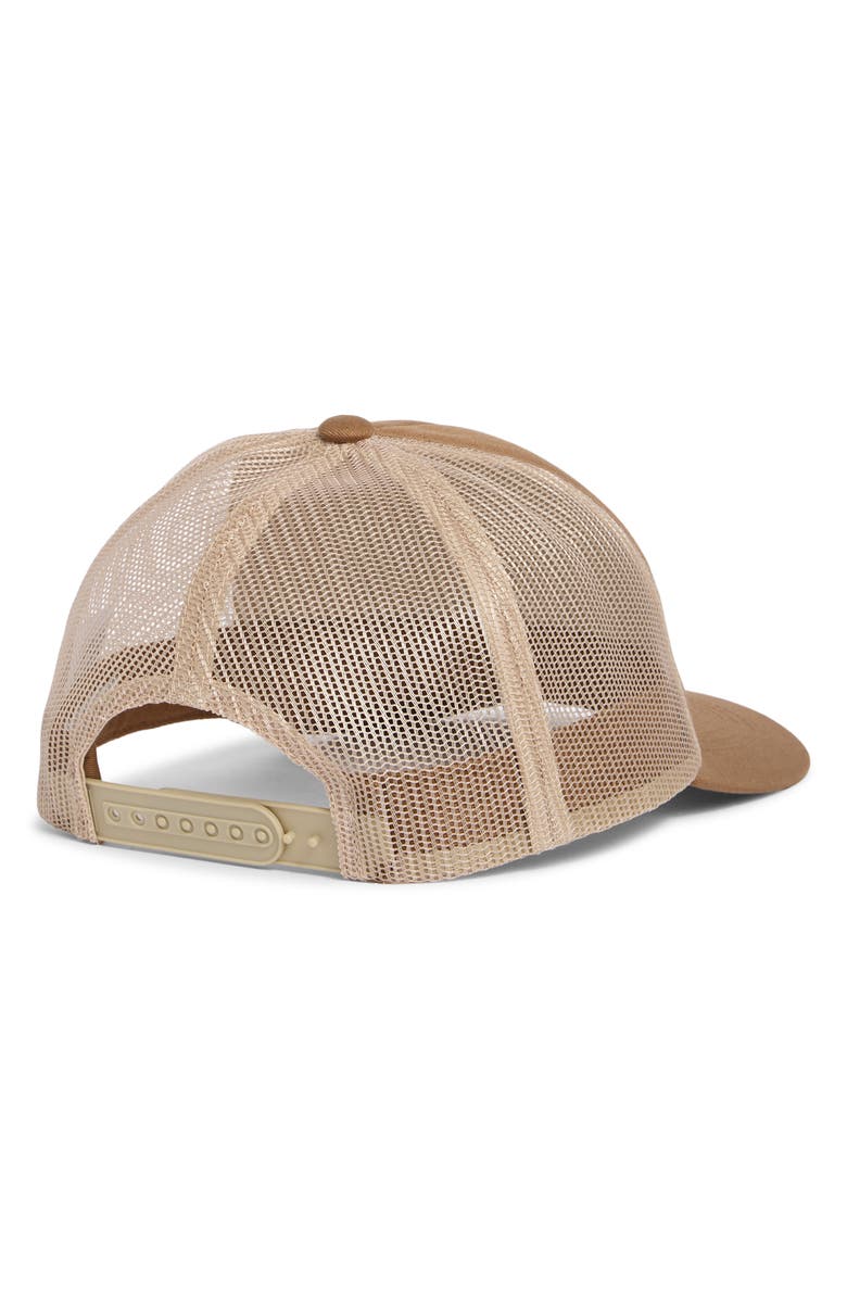Carhartt Work In Progress Take Off Trucker Hat, Alternate, color, Stone