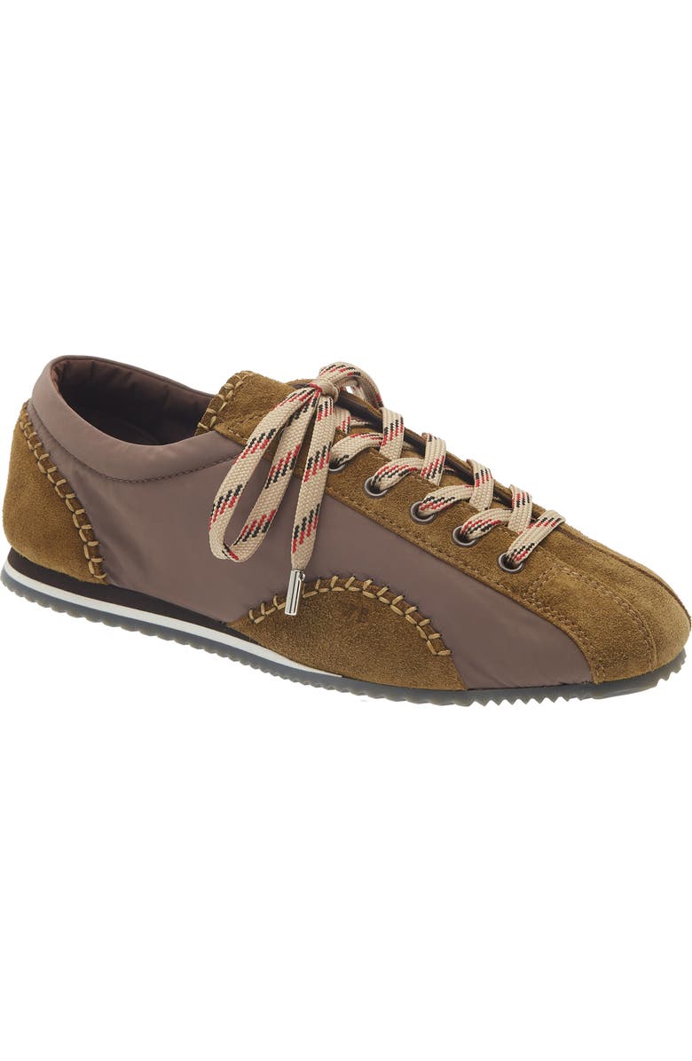 Wales Bonner Paris Leather & Suede Sneaker, Main, color, Olive/ Taupe