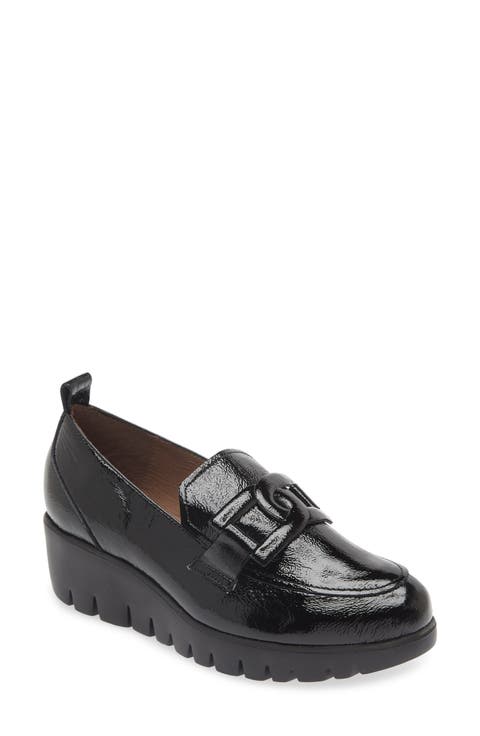 Lug Platform Wedge Loafer (Women)