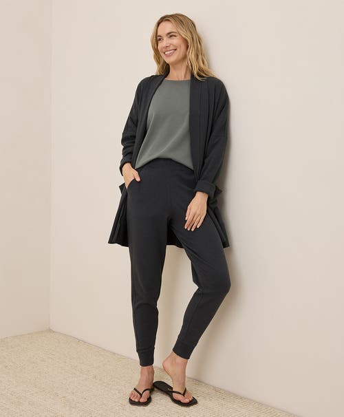 Pact Organic Cotton Airplane Jogger In Charcoal Heather