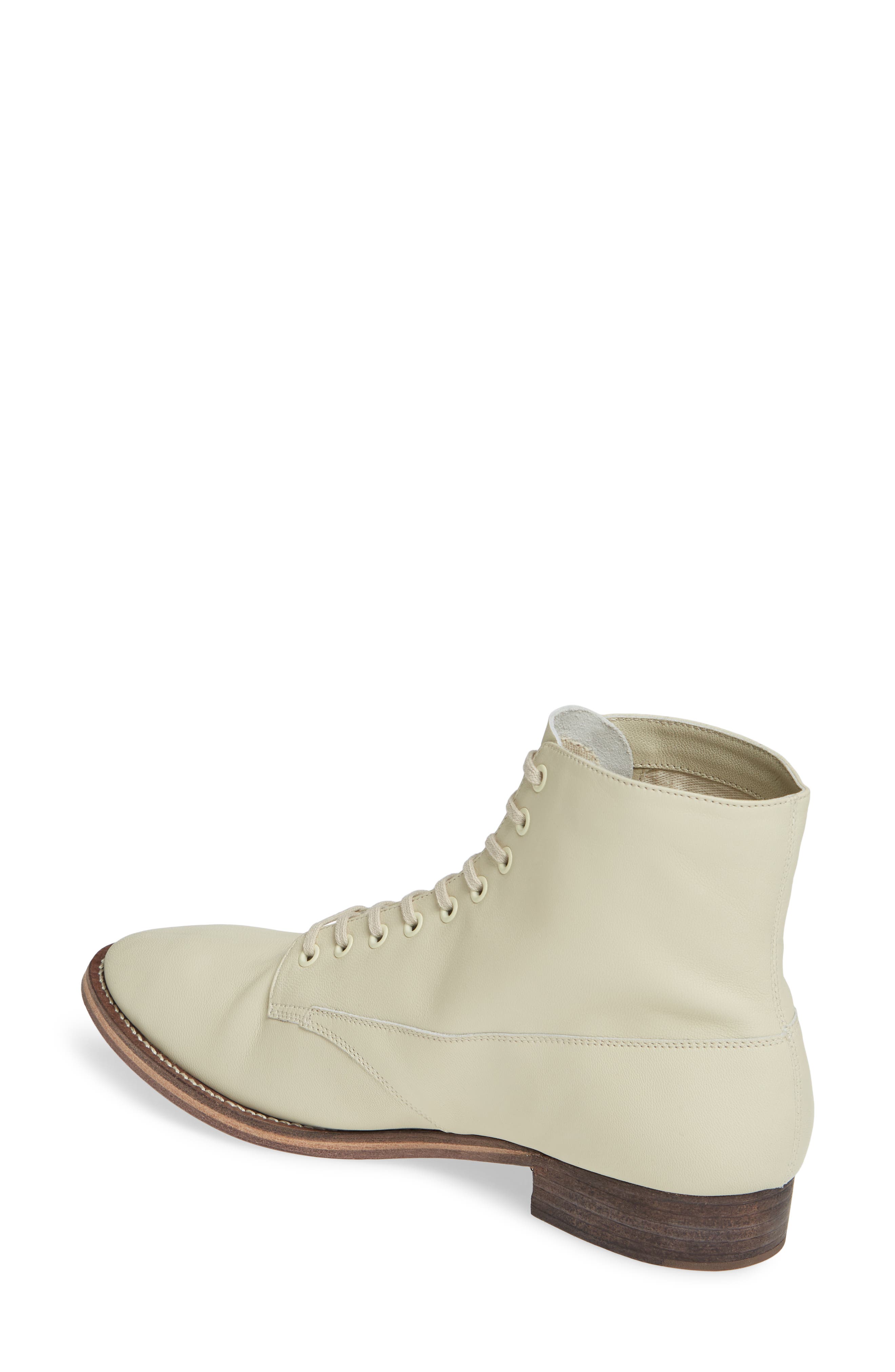 Boxcar Lace-Up Boot, Alternate, color, VANILLA