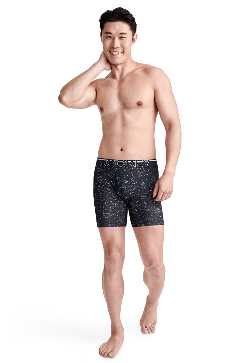 Mens EverActive Motion Stretch Microfiber 5" Boxer Brief, Alternate, color, Undies Print