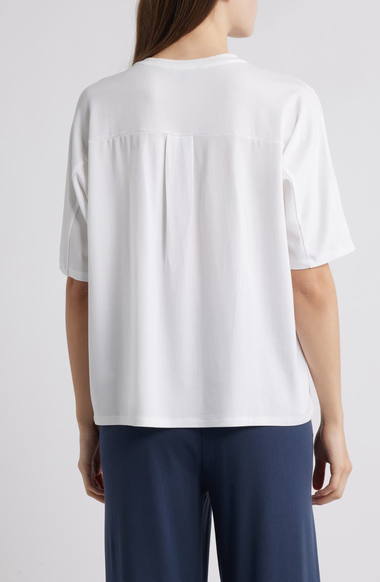 Eileen Fisher Boxy Crewneck T-Shirt, Alternate, color, White