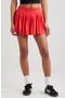 Pleated Miniskort