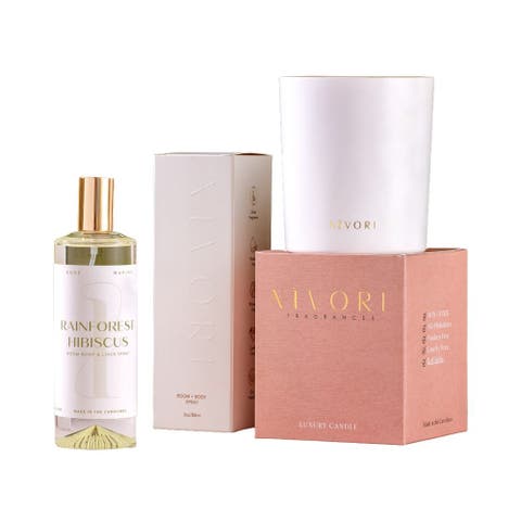 Rainforest Hibiscus - Room Spray & Candle Bundle